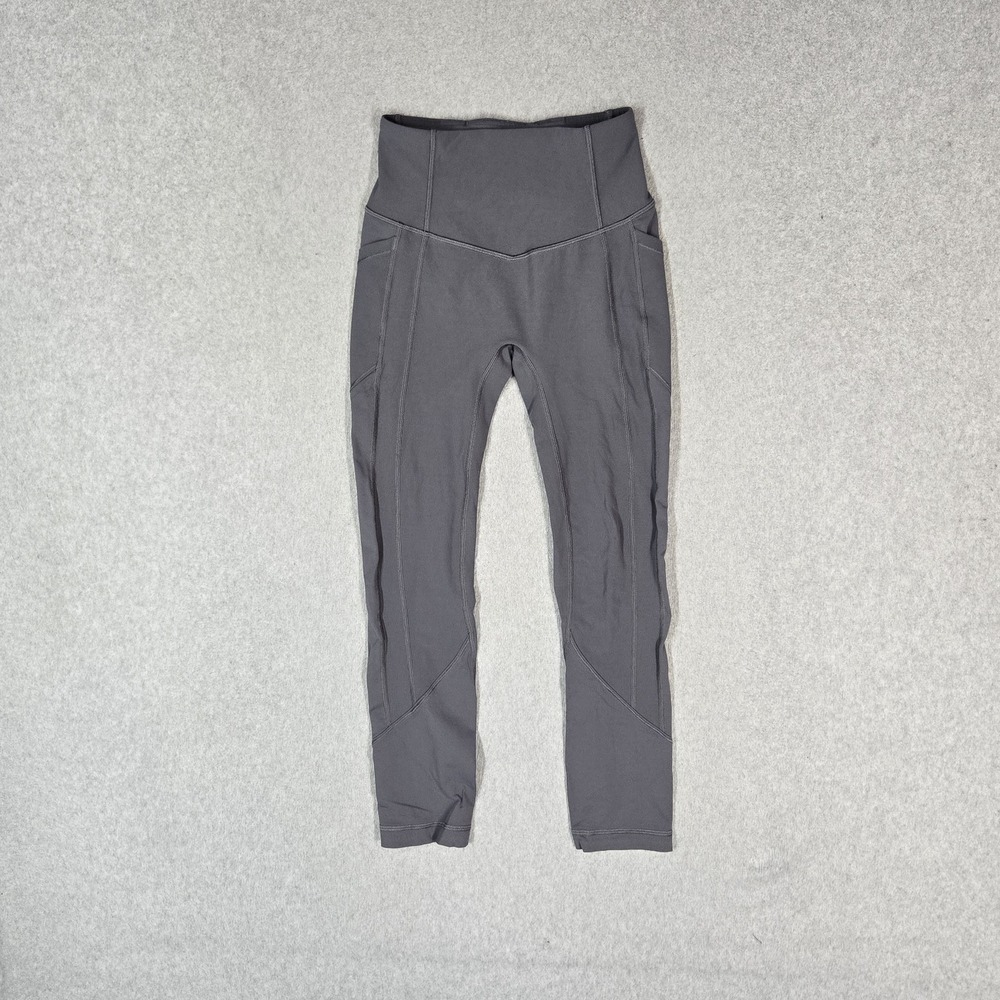 Lululemon Women Activewear Pants 2 Gray All The Right Places Crop II Legging 22"